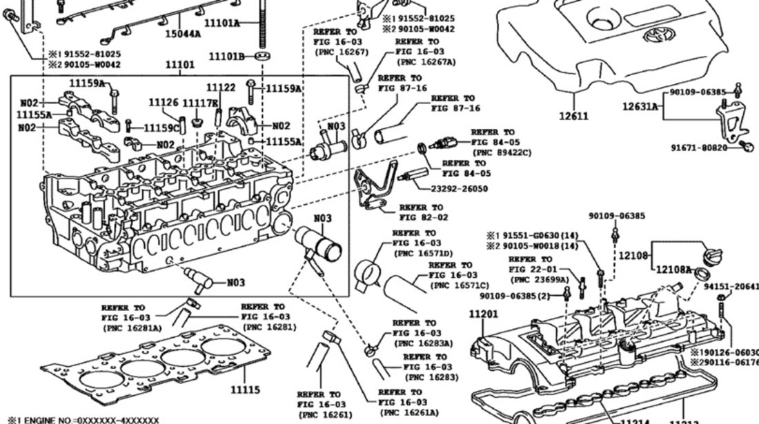 CAPAC Chiulasa CULBUTORI CU FILTRU EPURATOR EURO 5 2.0 1AD-FTV 2.2 2AD-FHW DPF COROLLA AVENSIS T27 RAV 4