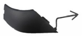 Capac cui tractare fata FORD TRANSIT CONNECT 2013+