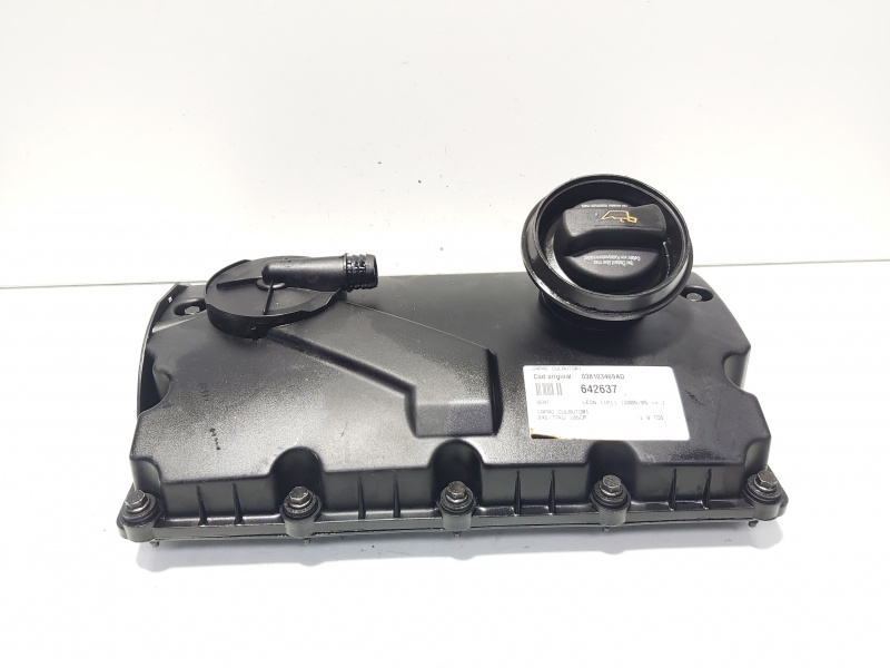 Capac culbutori, cod 038103469AD, Seat Leon (1P1) 1.9 TDI, BXE (id:642637)