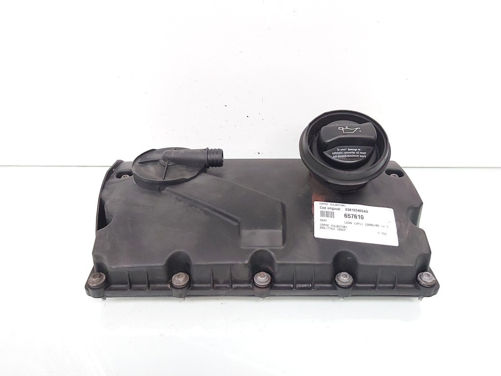 Capac culbutori, cod 038103469AD, Seat Leon (1P1) 1.9 TDI, BXE (id:657610)
