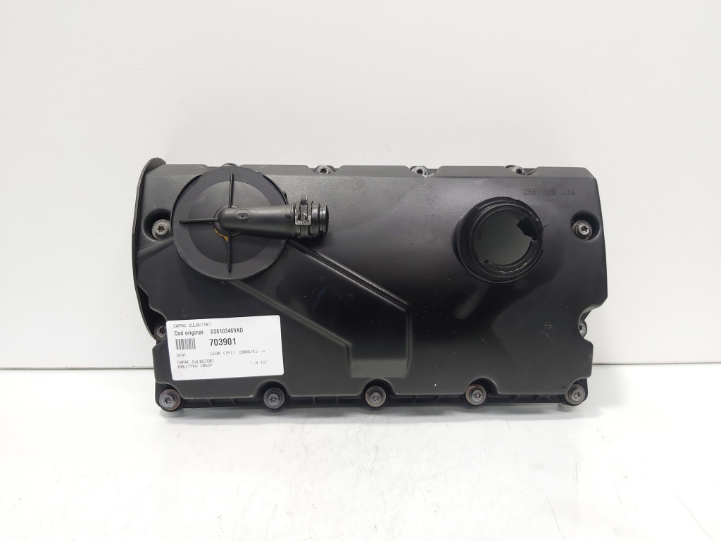 Capac culbutori, cod 038103469AD, Seat Leon (1P1) 1.9 TDI, BXE (id:703901)