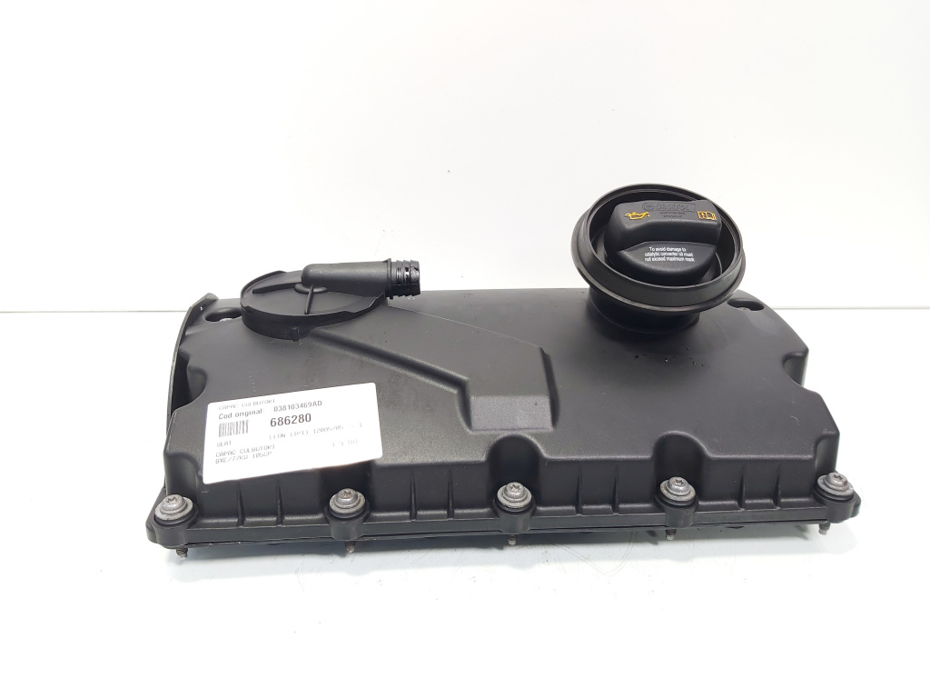 Capac culbutori, cod 038103469AD, Seat Toledo 3 (5P2), 1.9 TDI, BXE (idi:686280)