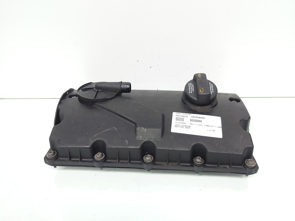 Capac culbutori, cod 038103469AD, VW Golf 5 (1K1), 1.9 TDI, BXE (id:653594)