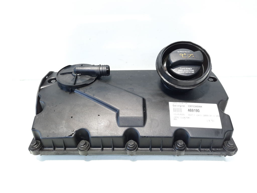 Capac culbutori, cod 038103469AH, Vw Golf 5 (1K1) 1.9 TDI, BXE (id:469190)