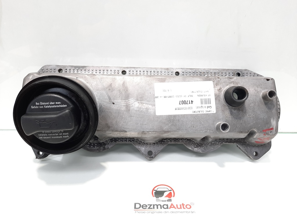Capac culbutori, cod 038103469E, F, VW Bora Combi (1J6), 1.9 TDI, ASV