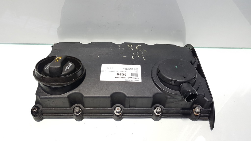 Capac culbutori, cod 03G103469K, Audi A4 (8EC, B7) 2.0 TDI, BRE (id:392246)