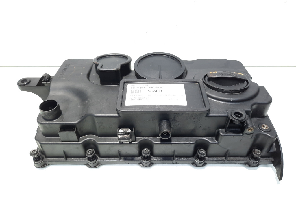 Capac culbutori, cod 03G103469L, VW Golf 5 (1K1), 2.0 TDI, BMN (id:567403)
