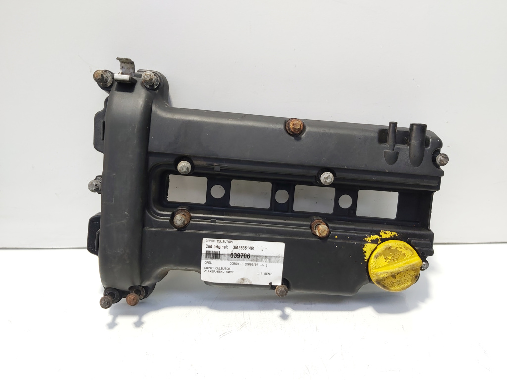 Capac culbutori, cod GM55351461, Opel Corsa D, 1.4 benz, Z14XEP (id:637046)