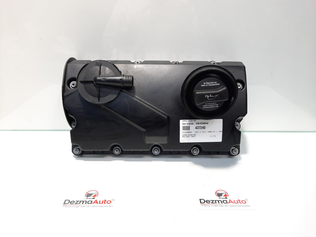 Capac culbutori, Vw Golf 5 (1K1) [Fabr 2004-2008] 1.9 tdi, BXE, 038103469AD (id:437240)