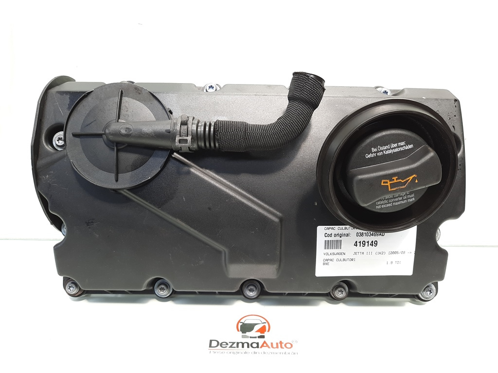 Capac culbutori, Vw Jetta 3 (1K2) [Fabr 2005-2010] 1.9 tdi, BXE, 038103469AD (id:419149)