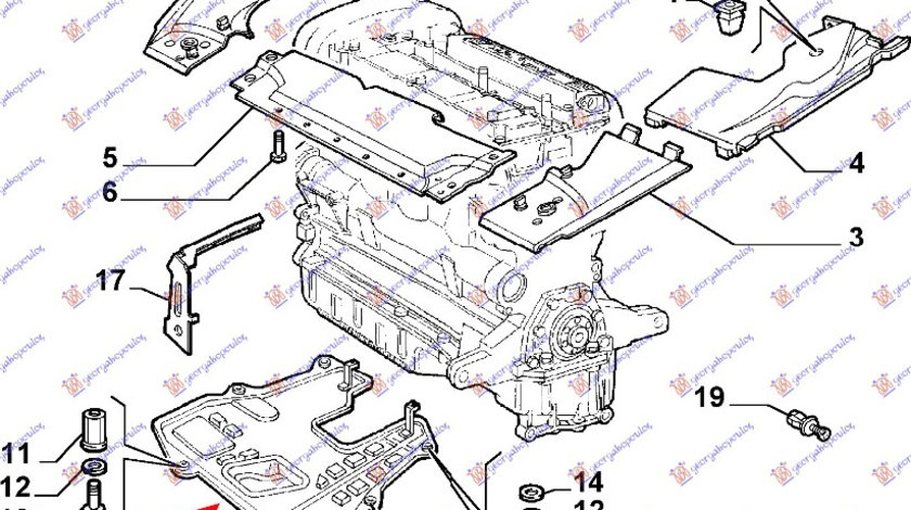 Capac De Plastic 03 Alfa Romeo 166 1998-2007