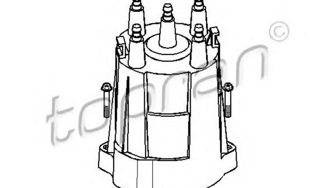 Capac distribuitor OPEL ASTRA F Combi (51, 52) (1991 - 1998) TOPRAN 202 000 piesa NOUA