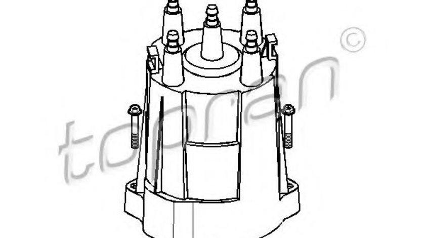 Capac distribuitor OPEL ASTRA F Combi (51, 52) (1991 - 1998) TOPRAN 202 000 piesa NOUA