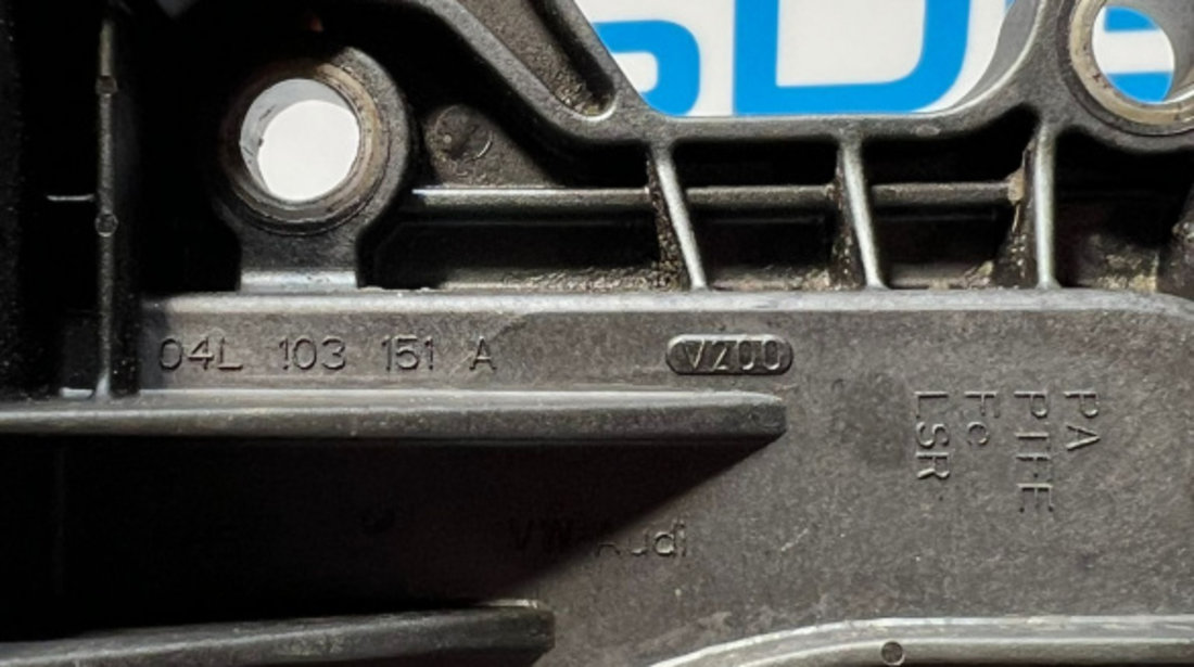 Capac Flansa Simering Vibrochen Arbore Cotit Volkswagen Passat B8 1.6 TDI DCZA DCXA 2015 - 2020 Cod 04L103151A