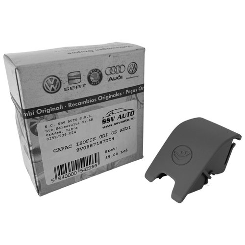 Capac Isofix Oe Audi A3 8V 2012→ Gri 8V0887187DT4