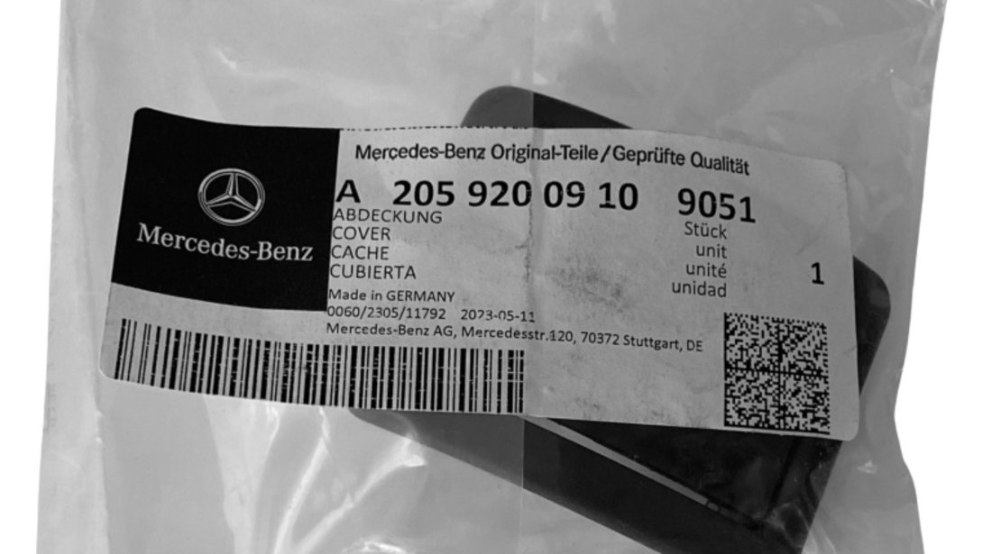 Capac Isofix Oe Mercedes-Benz A20592009109051