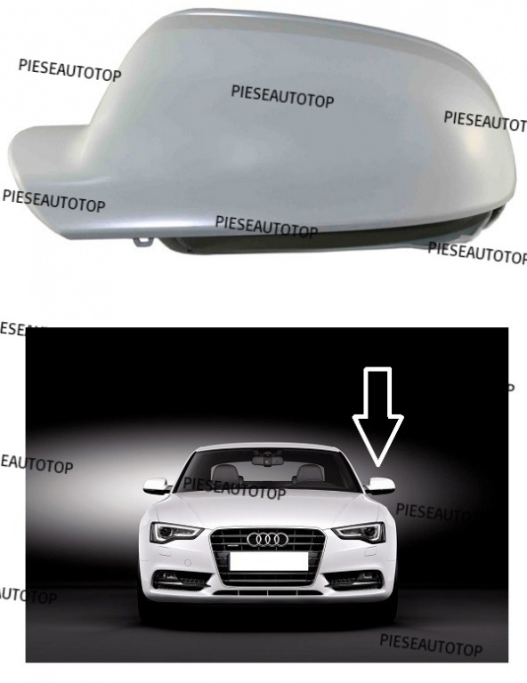 Capac oglinda stanga Audi A5 2011-2016 NOUA 8F0857527GRU