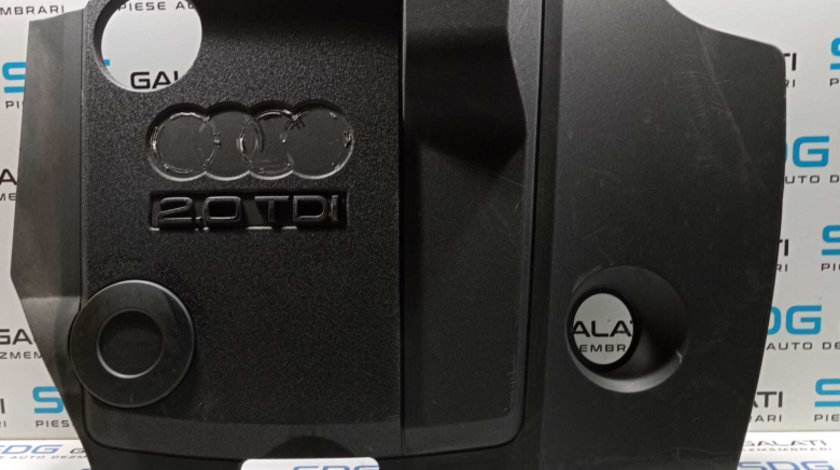 Capac Protectie Antifonare Plastic Motor Audi A4 B7 2.0 TDI BRE BRF BVG BVF BVA BRD BNA BLB 2005 - 2008 Cod 03G103925AS [2450]