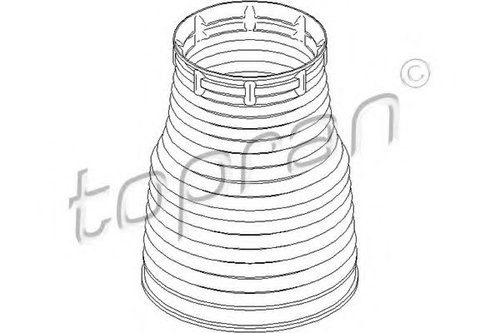 Capac protectie/Burduf, amortizor AUDI Q7 (4L) (2006 - 2015) TOPRAN 113 188 piesa NOUA