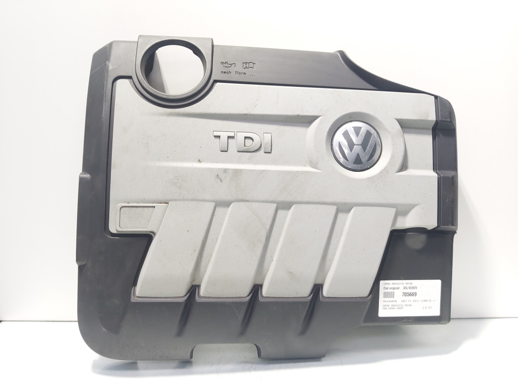 Capac protectie motor, cod 03L103925, Vw Golf 6 (5K1) 2.0 TDI, CBA (id:705669)