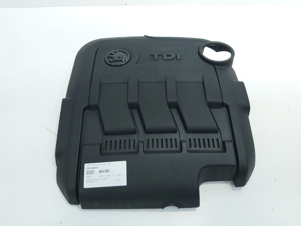 Capac protectie motor, Skoda Fabia 2 Combi (5J, 545), 1.2 TDI, CFW (id:697797)