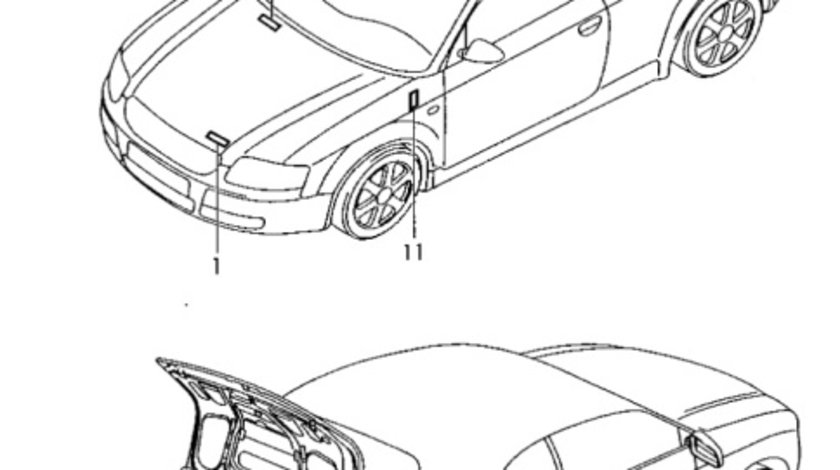 Capac rezervor Audi A4 B6 Break 1.9 tdi 2002 AWX OEM 8E0010184J