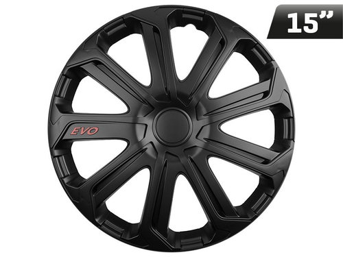 Capac Roată Evo Negru 15&quot;, 1 Buc Versaco KV0573