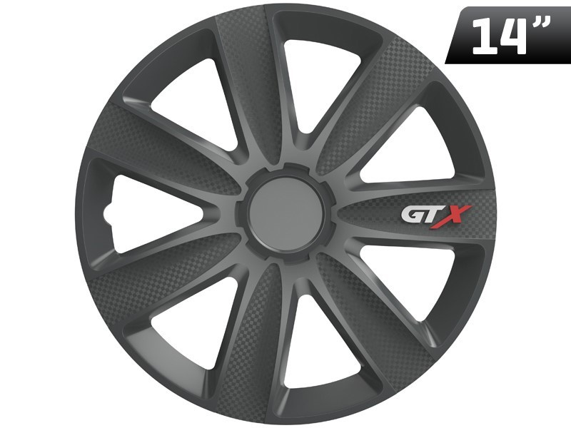 Capac Roată Gtx Carbon / Grafit 14``, 1 Buc Versaco KV3274