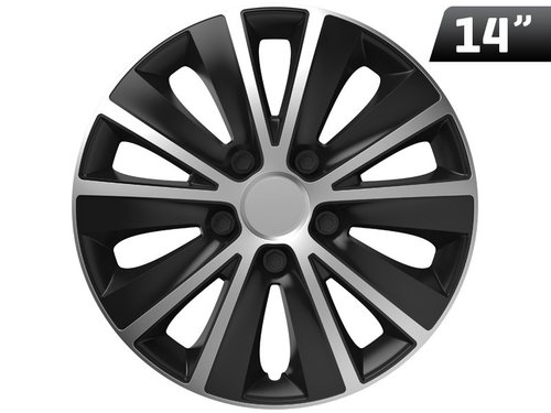Capac Roată Rapide Argintiu / Negru 14``, 1 Buc Versaco KV2970