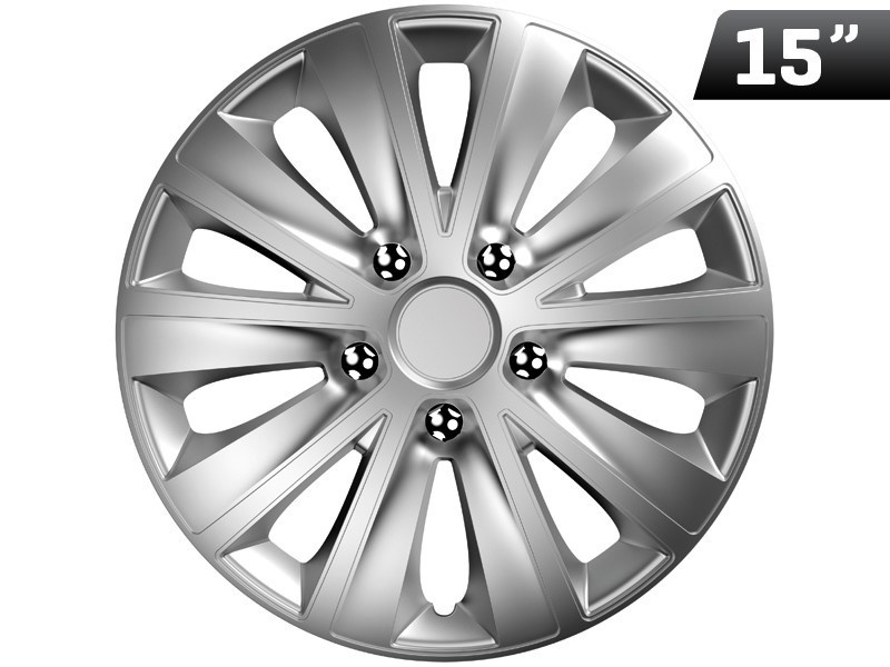 Capac Roată Rapide Nc Argintiu 15``, 1 Buc Versaco KV1157
