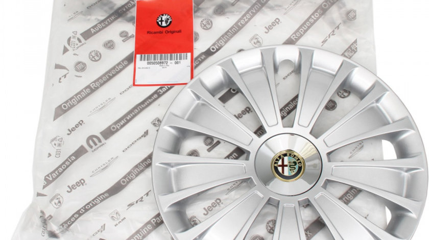 Capac Roata Oe Alfa Romeo Mito 2008→ 16" Argintiu 50508972