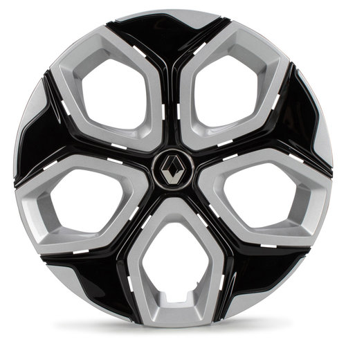 Capac Roata Oe Renault Twingo 3 2014→ Silver / Negru 15&quot; 403156024R
