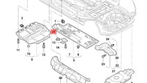 Capac scut podea dreapta Volkswagen Touran (1T) Mo...