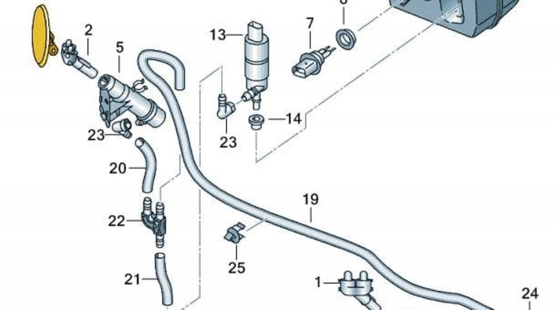 Capac Spalator Far Stanga Oe Seat Toledo 5P2 2004-2009 5P0955109GRU