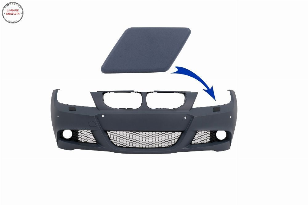 Capac STANGA Spalatoare Faruri Bara Fata BMW Seria 3 E90 E91 LCI (2008-2011) M Tec- livrare gratuita