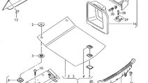 Capac Suport roata de rezerva Audi A4 B8 2.0 TDI C...