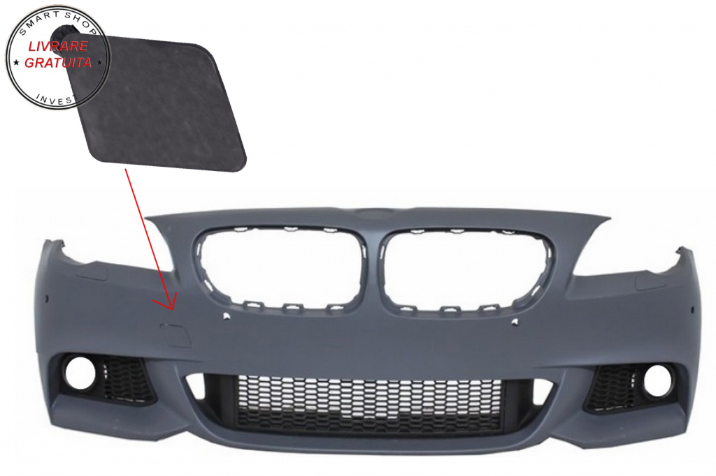 Capac Tractare Bara Fata BMW Seria 5 F10 (2011-2014) M-Technik Design- livrare gratuita