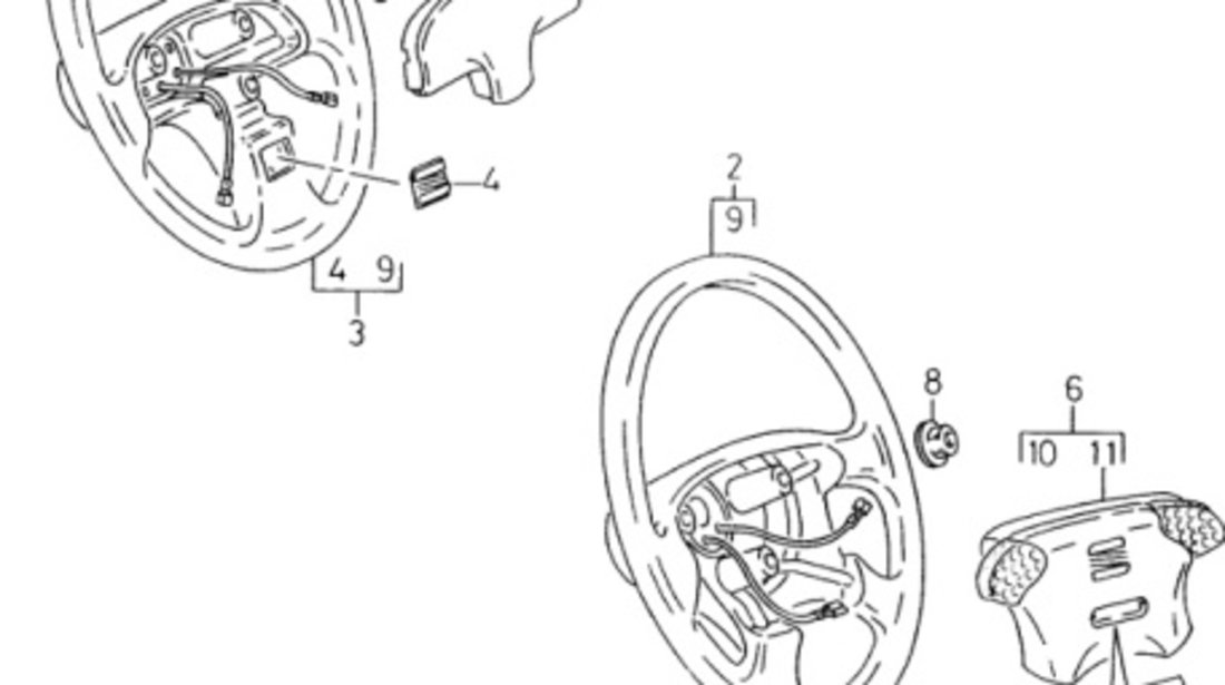 Capac volan Seat Inca 1.9 SDI 1Y 2002 OEM 6K0419669AC