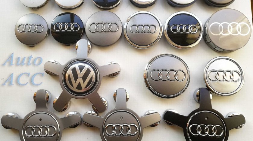 Capace Audi A3 A4 A5 A6 A8 Q3 Q5 Q7 - Jante 15 16 17 18 19 – gri / negre