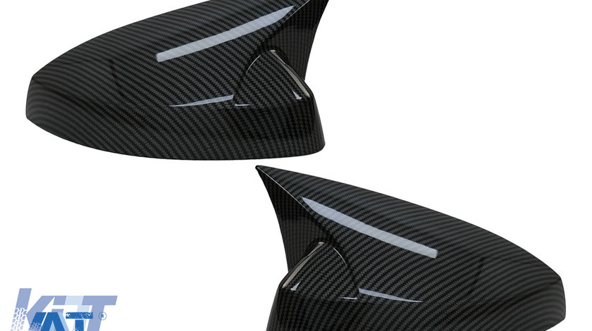Capace de Oglinzi compatibil cu Audi A3 8V S3 RS3 Cabriolet Limousine Sportback (2012-2019) Bat Look Carbon