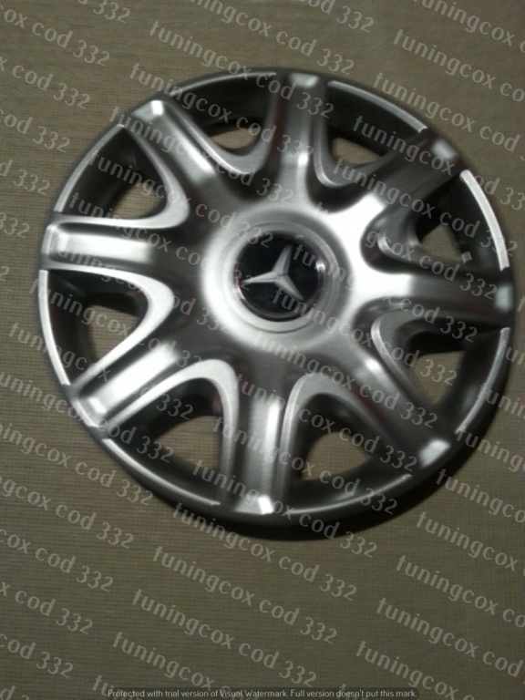 Capace Mercedes r15 la set de 4 bucati cod 332