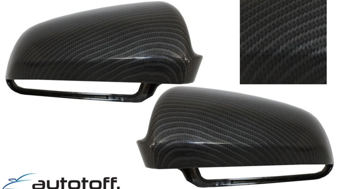 Capace oglinzi Audi S3 A3 (8P), S4 A4 (B6, B7), S6 A6 (4F) Carbon Design