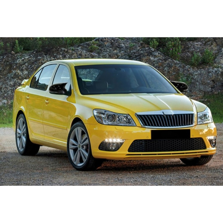CAPACE OGLINZI BATMAN STYLE SKODA OCTAVIA 2 2009-2013 NEGRU LUCIOS