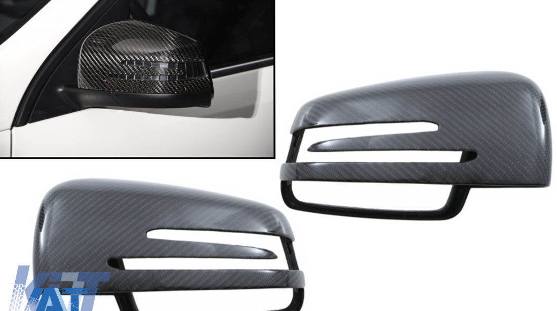 Capace oglinzi compatibil cu Mercedes W176 W204 W207 W212 W218 W246 X156 X204 W221 GLK Carbon Real