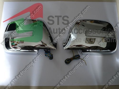 CAPACE OGLINZI CROMATE CU LED TOYOTA LAND CRUISER FJ80 1990-1997