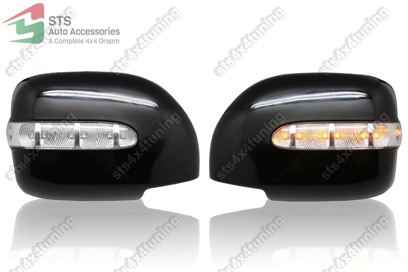 CAPACE OGLINZI CU LED TOYOTA LAND CRUISER FJ100 1998-2007 BLK