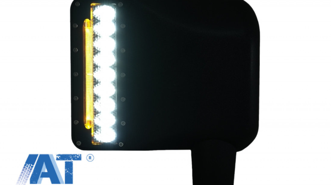 Capace Oglinzi LED cu Semnalizare compatibile cu Jeep Wrangler JK Rubicon (2007-2016)