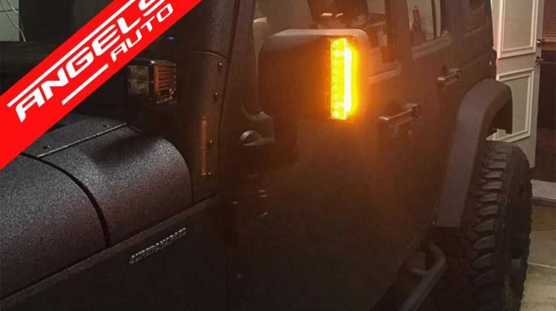 Capace Oglinzi LED JEEP Wrangler JK Rubicon (2007-2016)