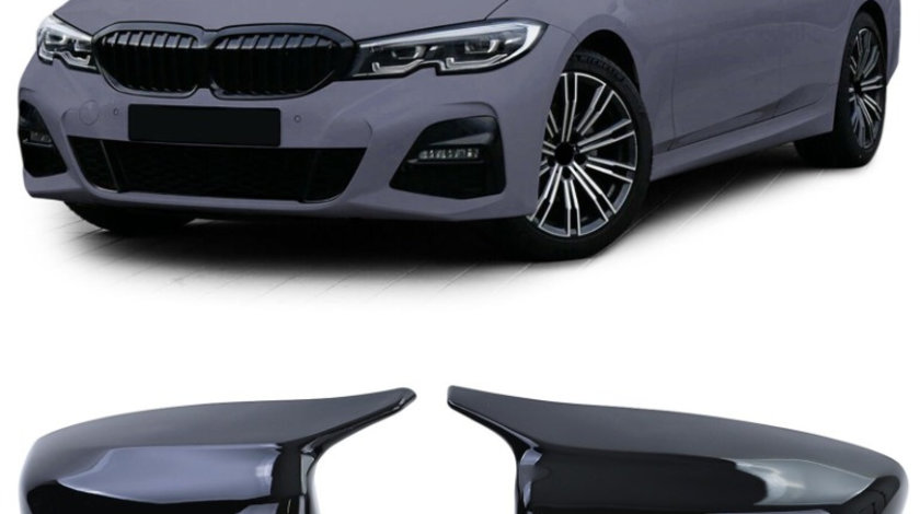 Capace oglinzi pentru BMW Seria 3 5 7 8 G20 G21 G30 G31 G11 G14 G15 negru lucios M look