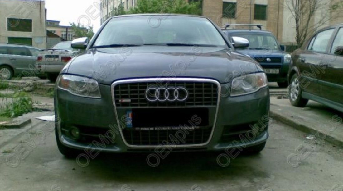 Capace oglzini aluminiu mat de S pentru Audi A4/S4/Cabrio